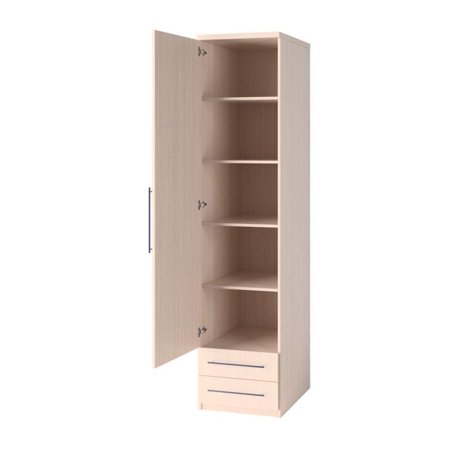 Шкаф одностворчатый с полками Ника 40