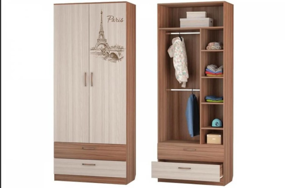 Шкаф для одежды с ящиками Вояж