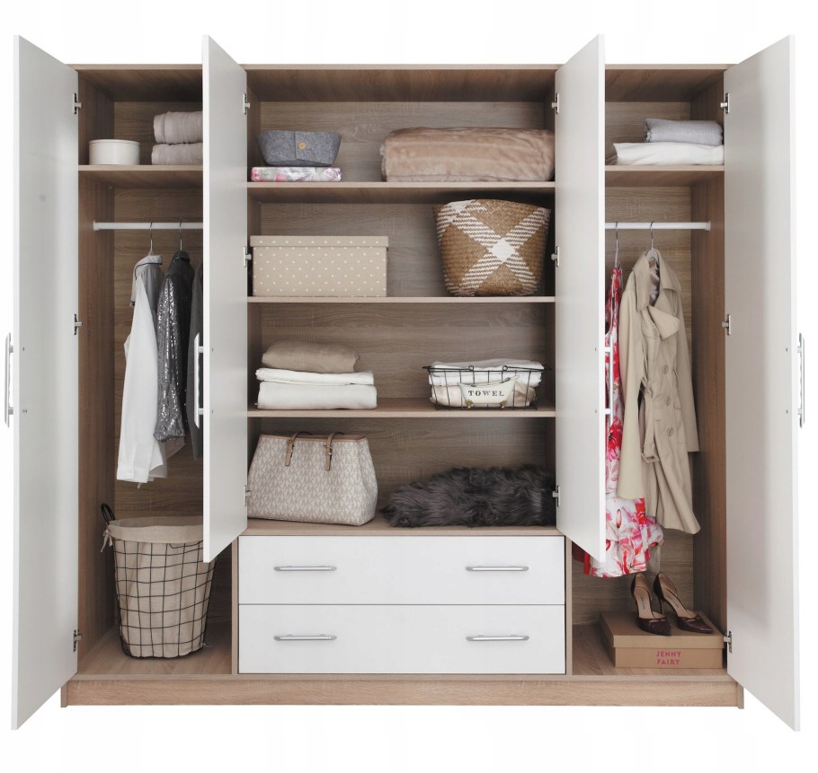 Шкаф с выдвижными ящиками в спальню