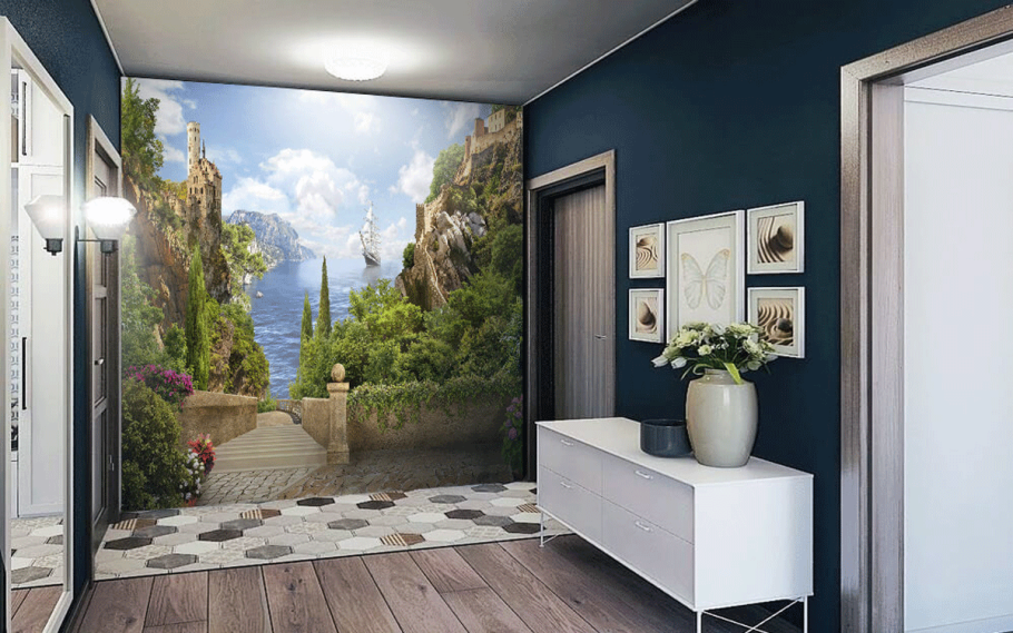 Фотообои в интерьере