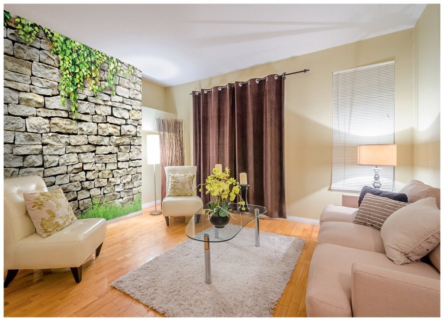 Фотообои интерьер в гостиной