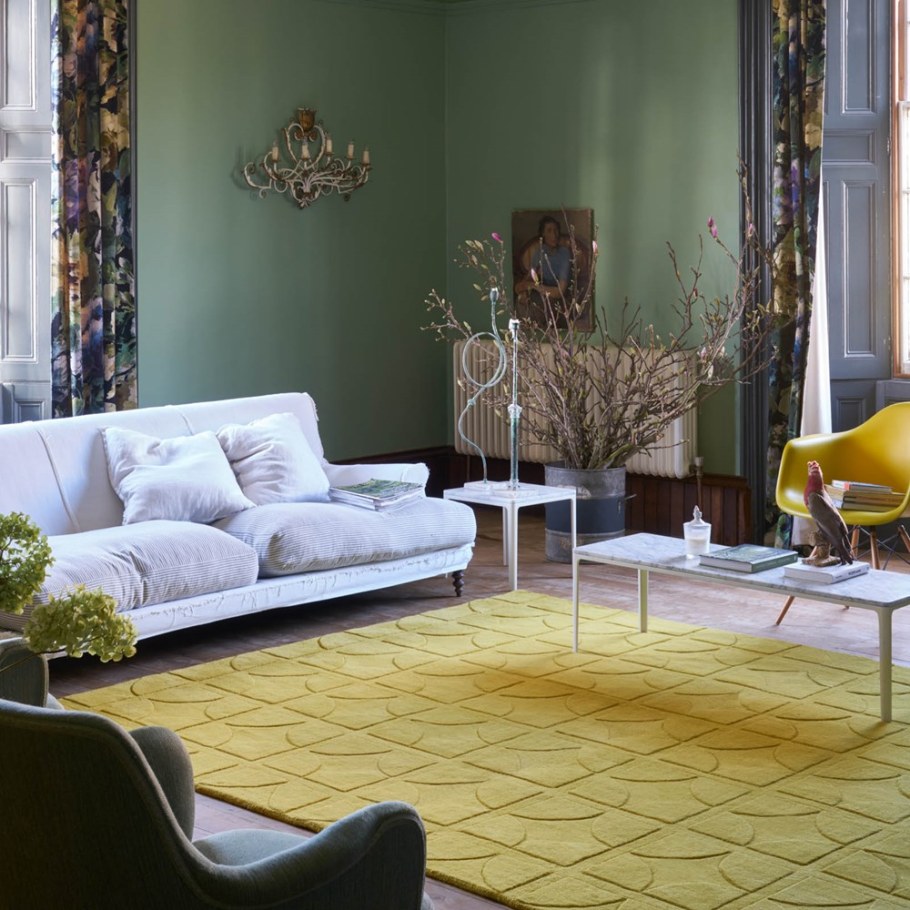 Ковры горчично зеленого цвета