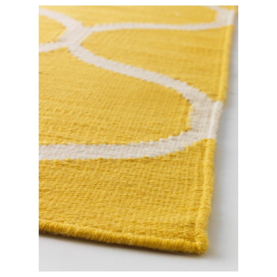 Ковер Стокгольм икеа желтый