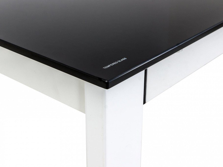 Стол Alister стекло черный