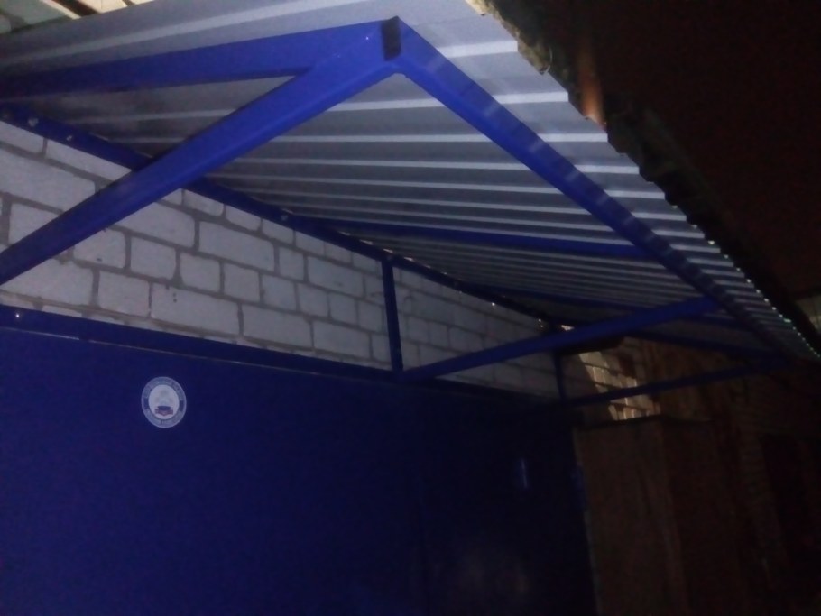 Козырек крышу t4