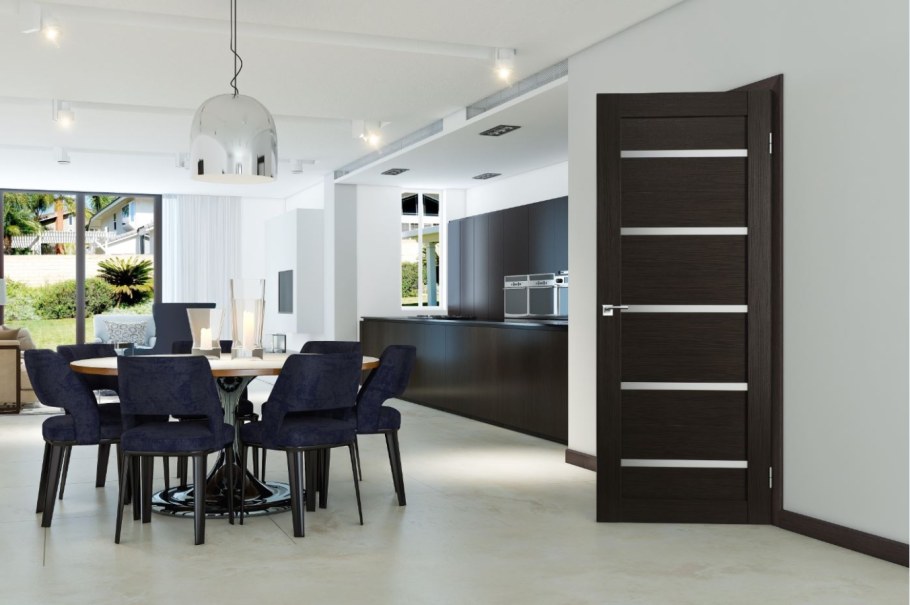 Двери в интерьере квартиры в современном стиле