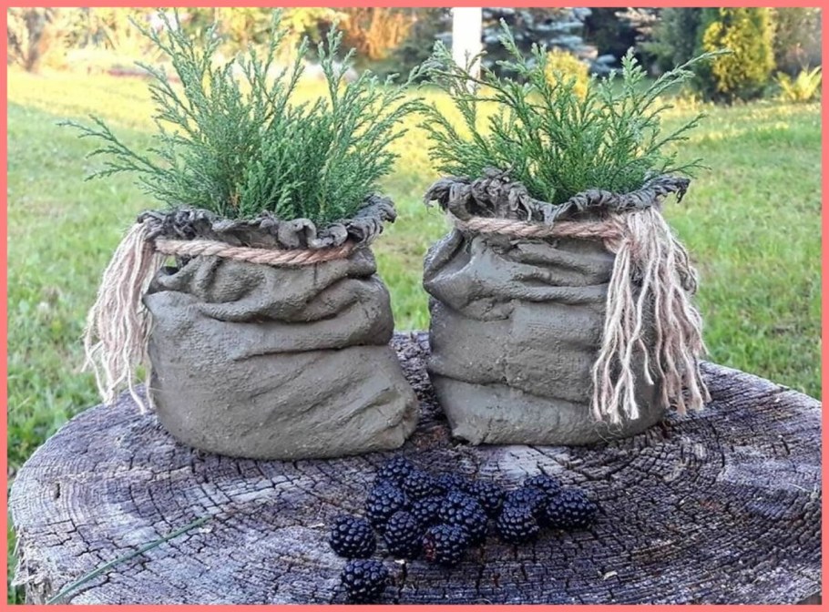 Бетонный декор для сада
