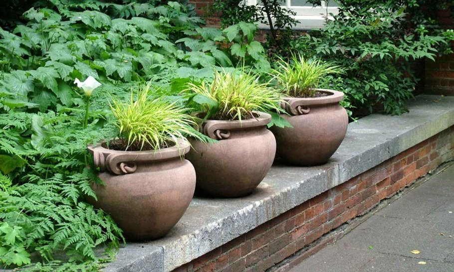 Керамические вазоны для цветов уличные