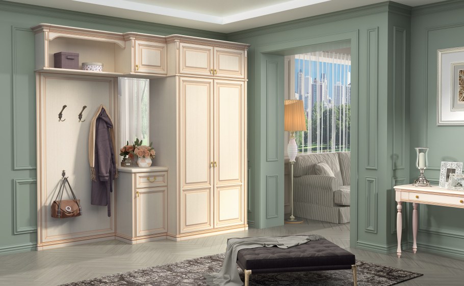 Прихожая с мебелью Джоконда Миасс мебель интерьер