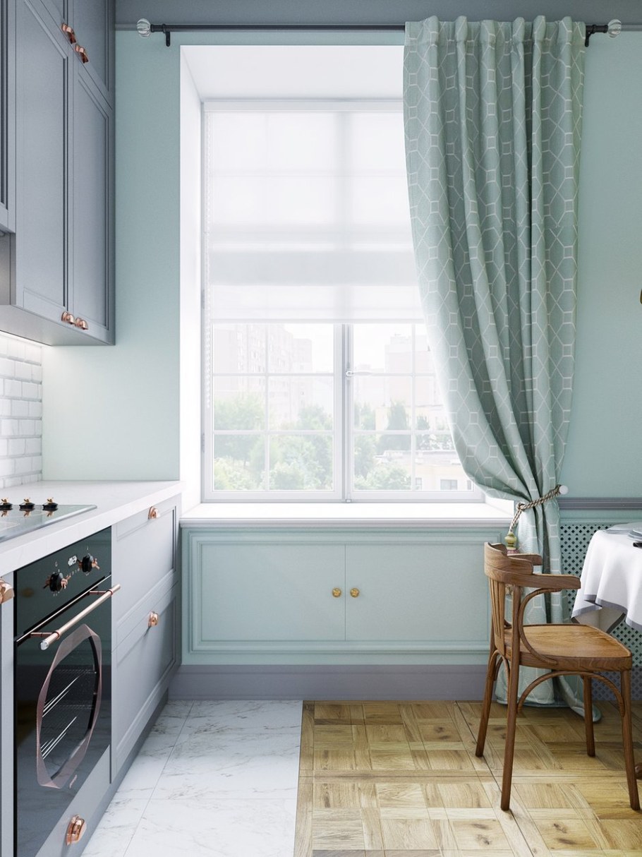 Интерьер кухни в сталинке