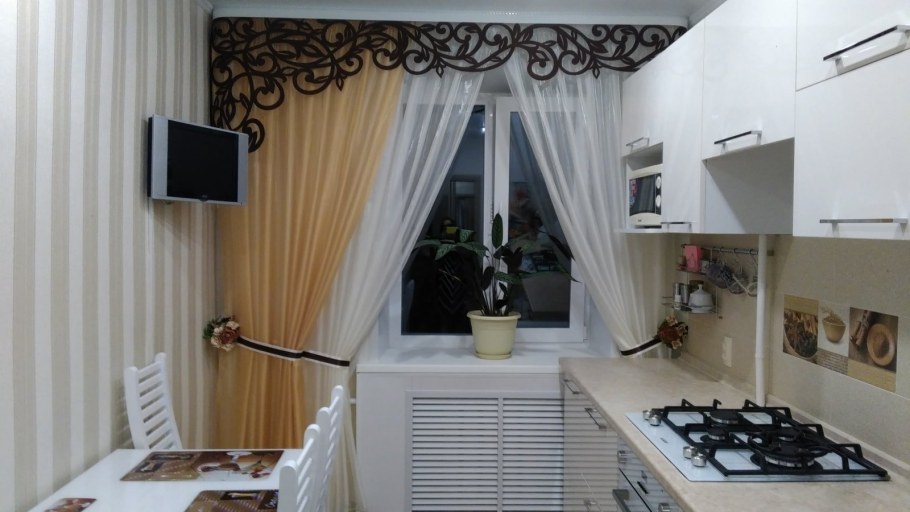 Тюль на кухню
