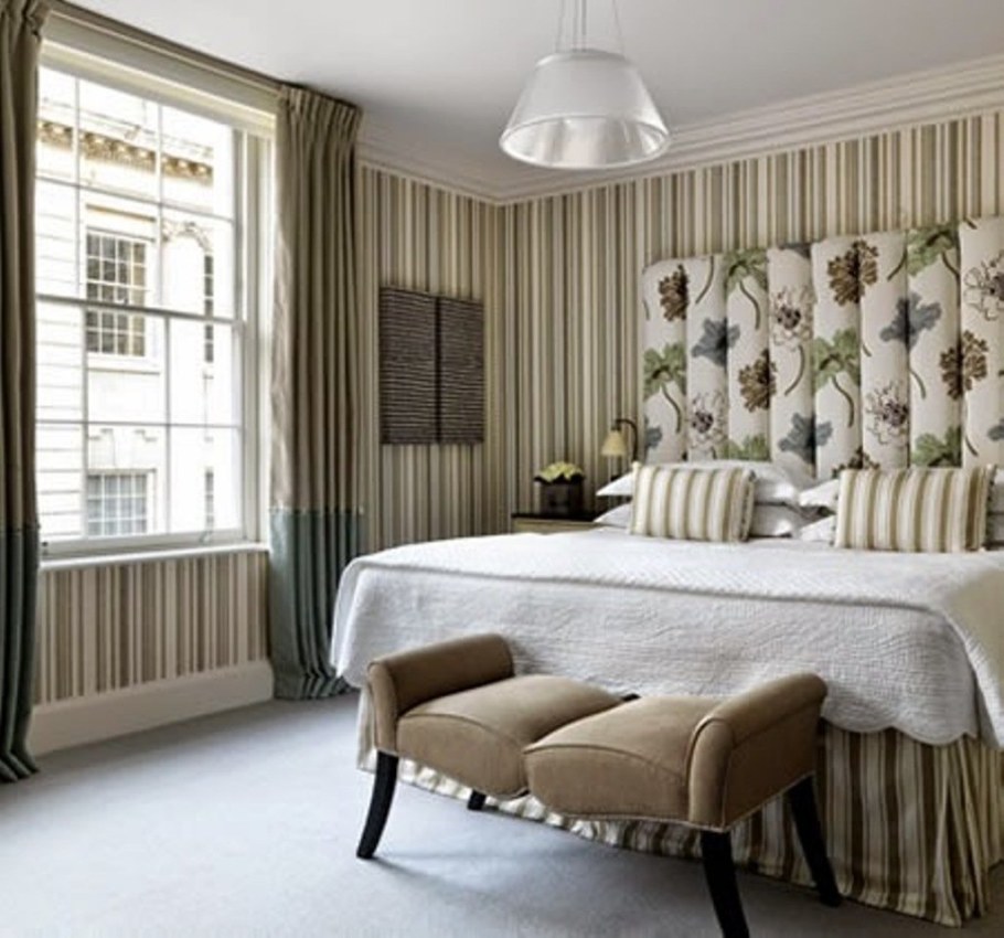 Обои в интерьере