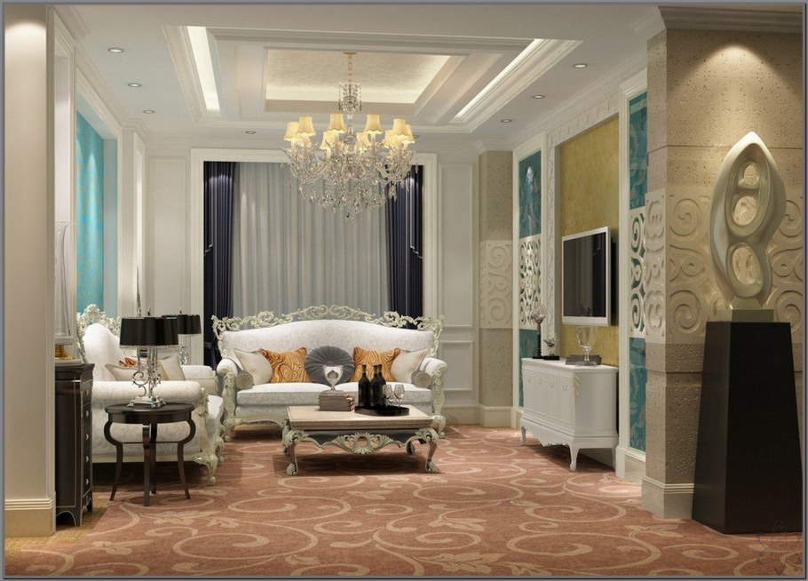 Зал в классическом стиле