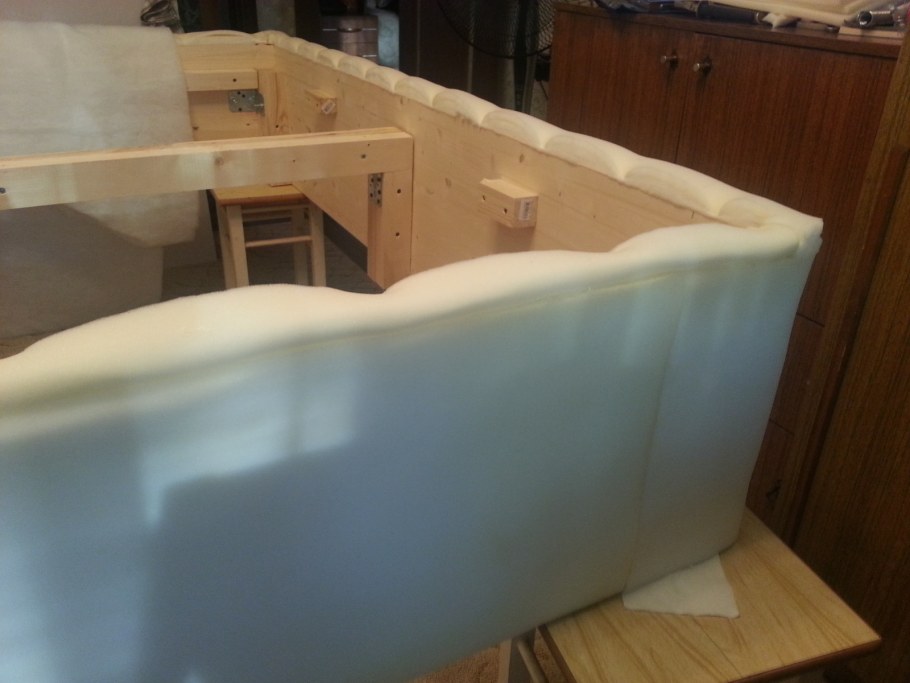 Боковины кровати обтянуть