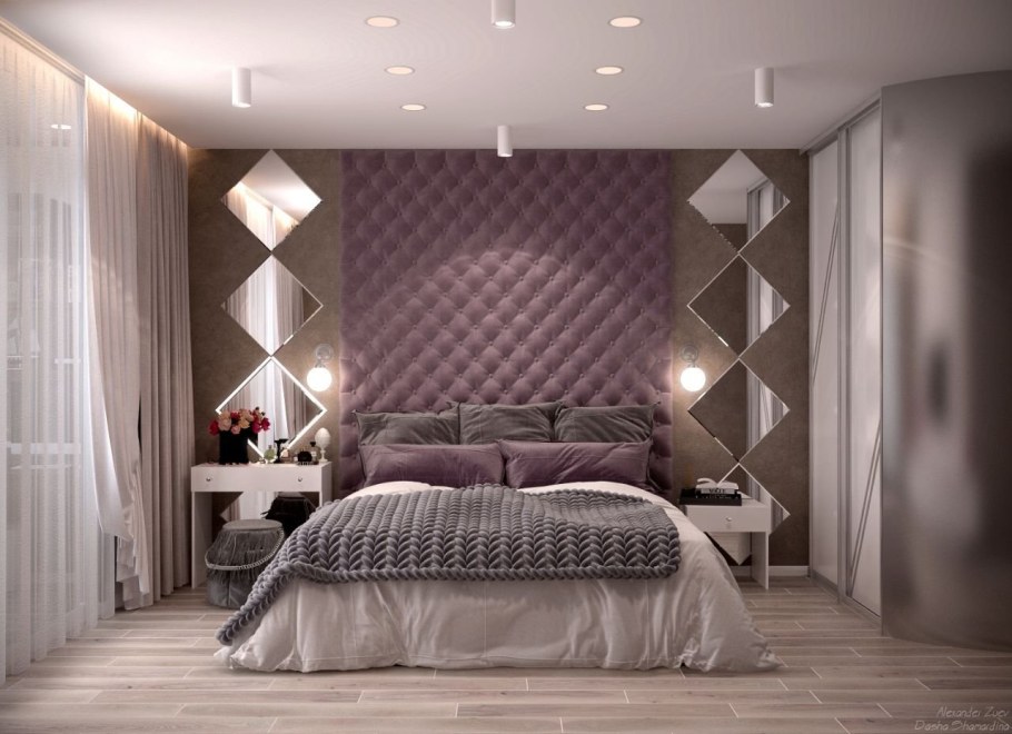 Зеркала в интерьере спальни