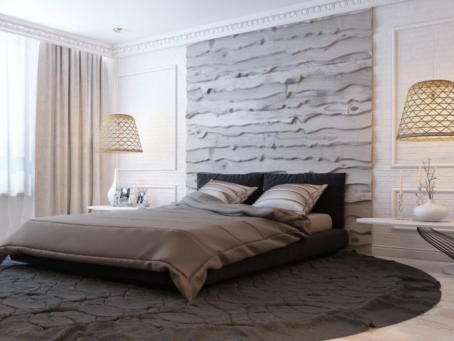 Дизайнерская отделка спальни