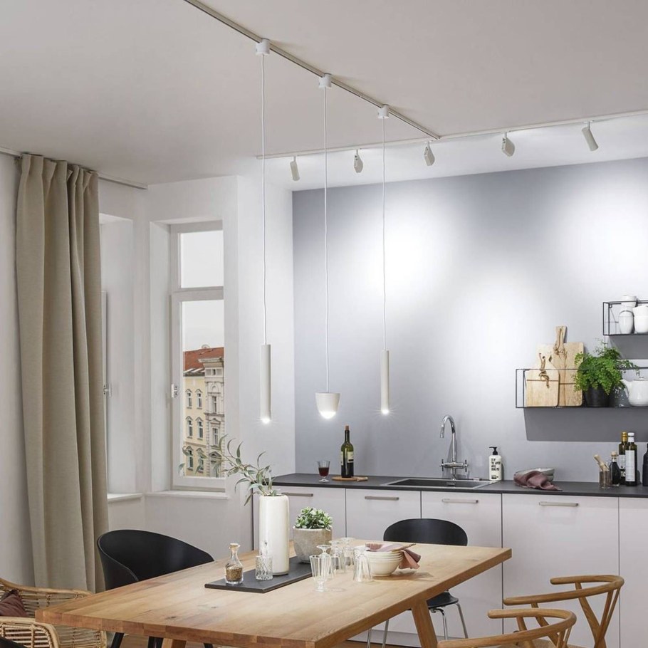 Трековый шинопровод next 2 м с софитами