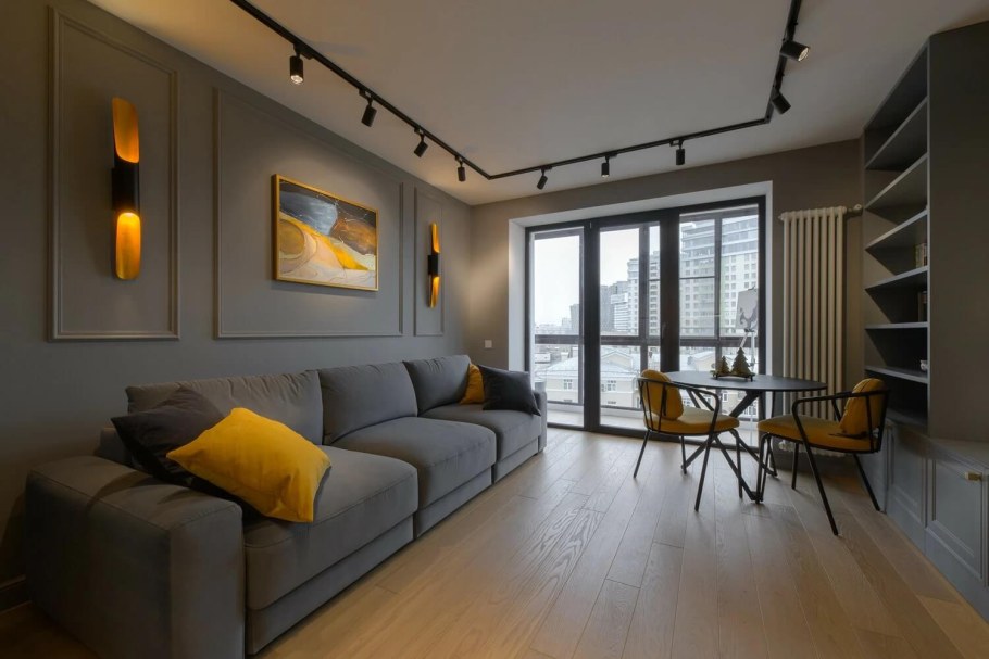 Трековые светильники в интерьере