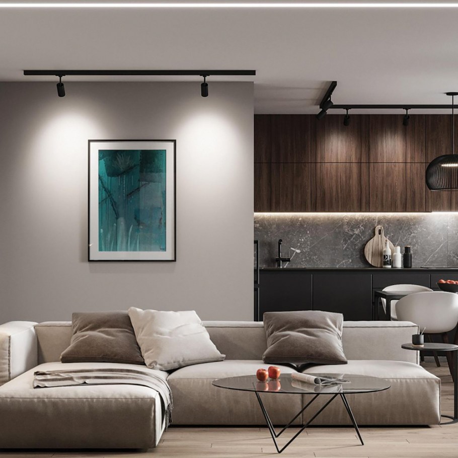 Feron al110 светильник трековый в интерьере