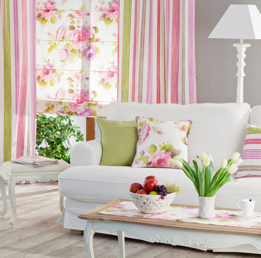 Красивый весенний интерьер