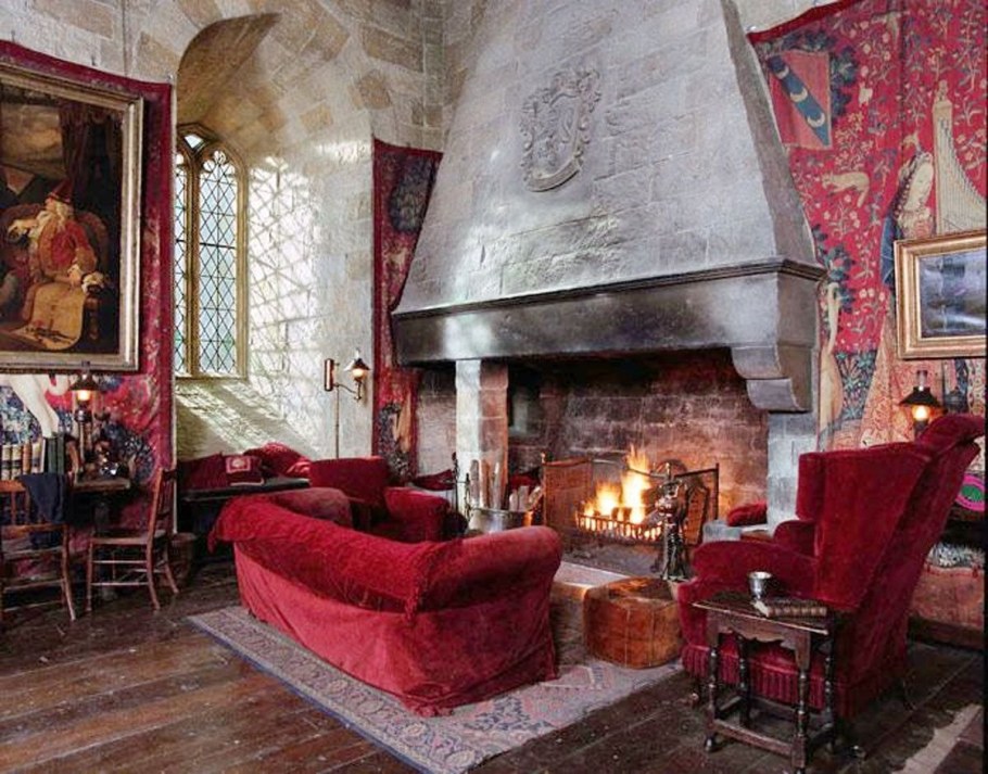 Гостиная Гриффиндора из Гарри Поттера стиль