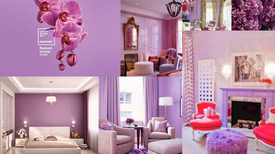 Розовый цвет в интерьере