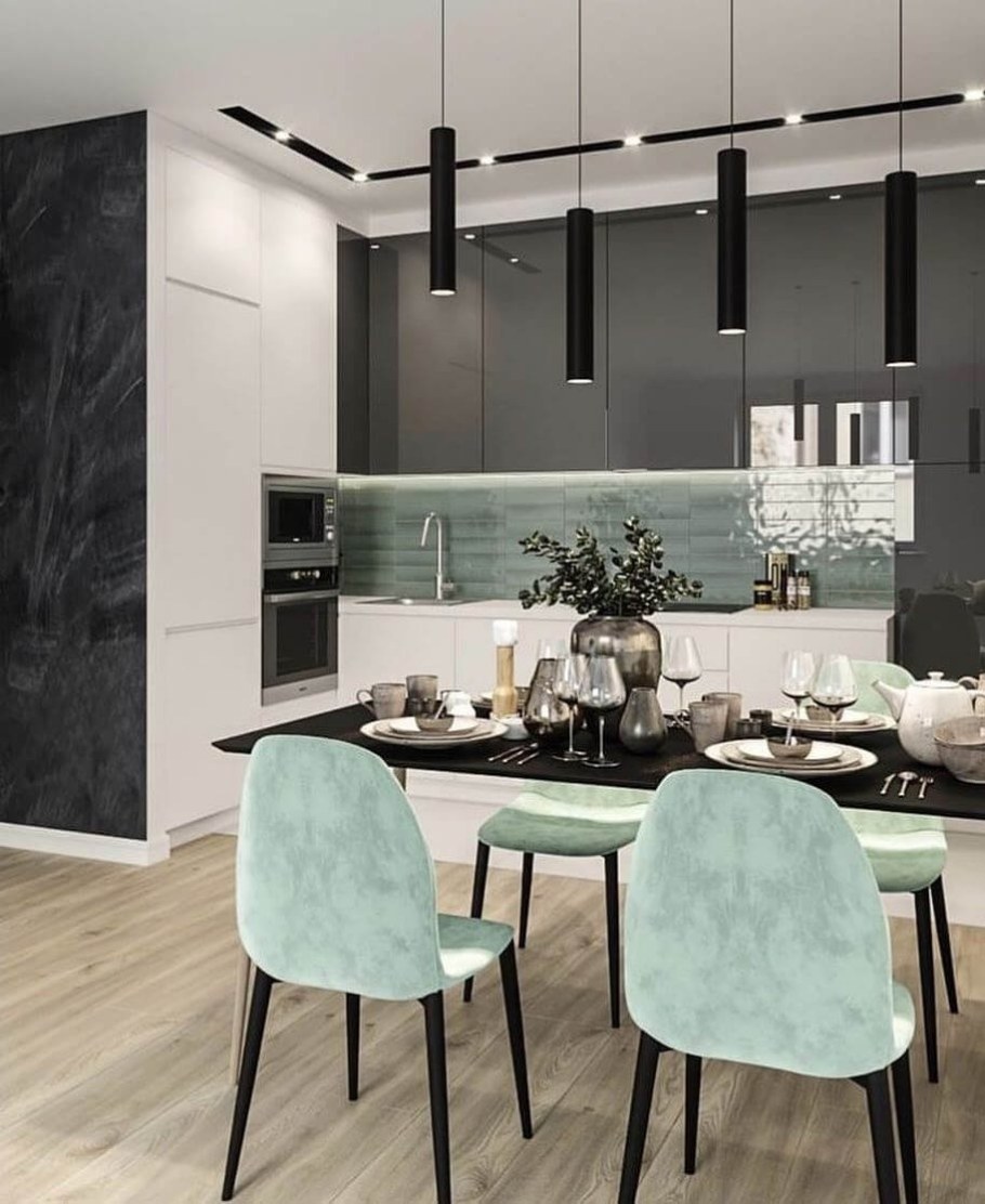 Современный кухонный интерьер