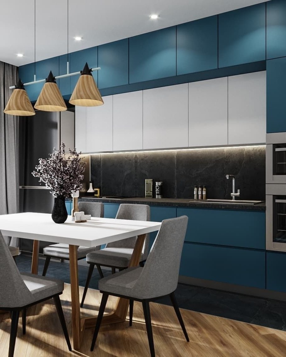 Современный кухонный интерьер