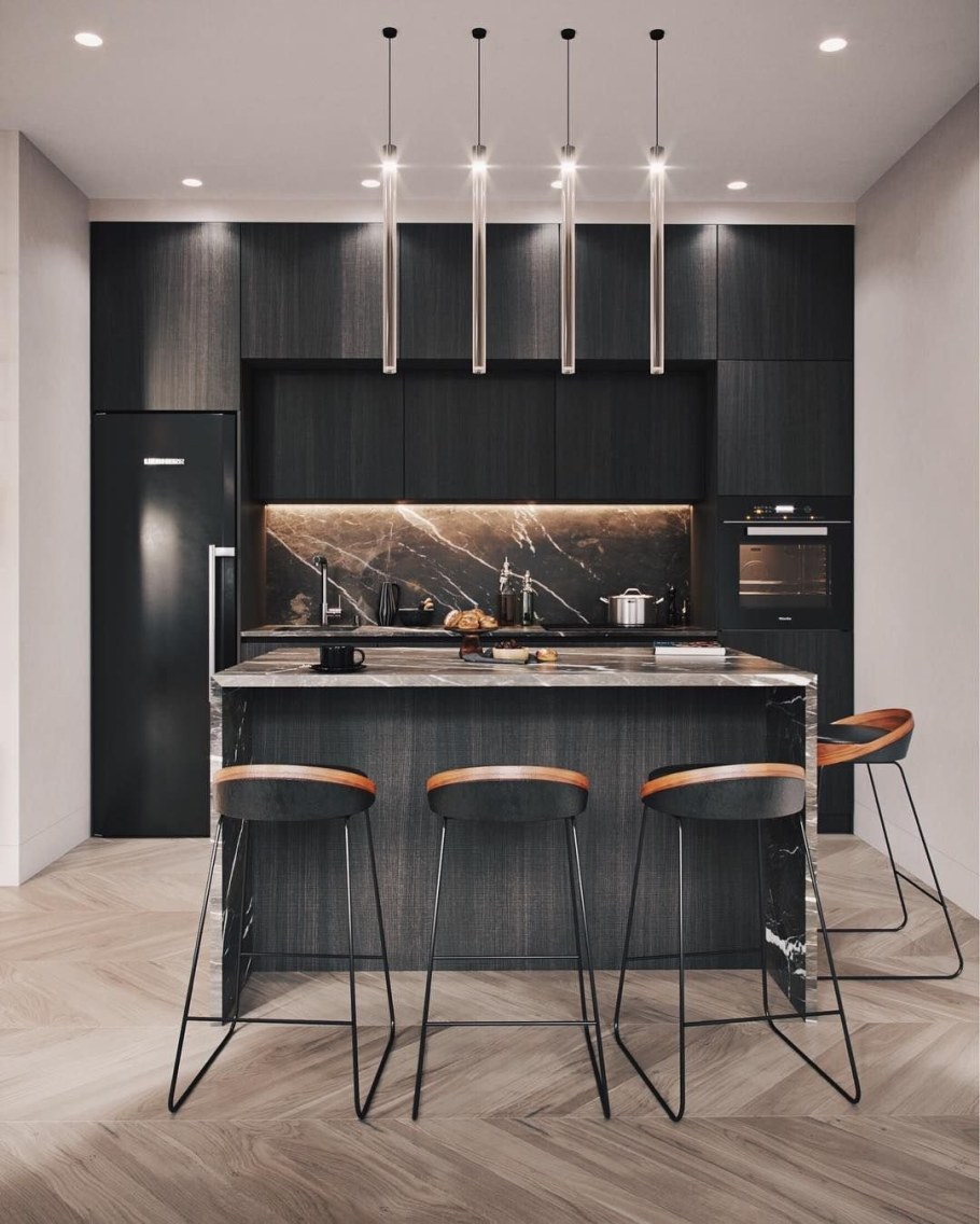 Современный кухонный интерьер