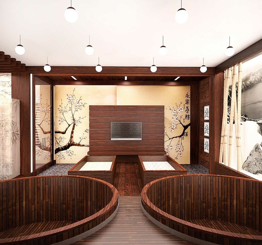 Японская «офуро» офуро баня