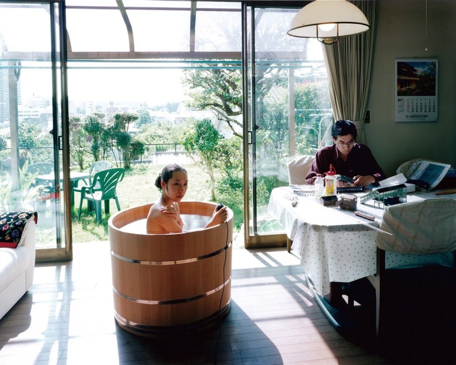 Традиционная японская ванна офуро