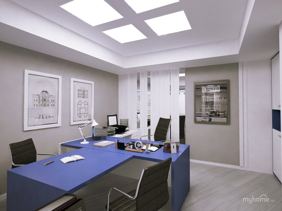 Цвет стен в офисе