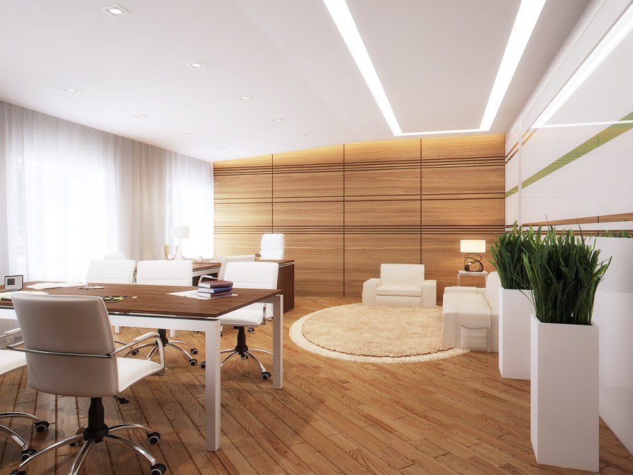 Современная отделка офиса