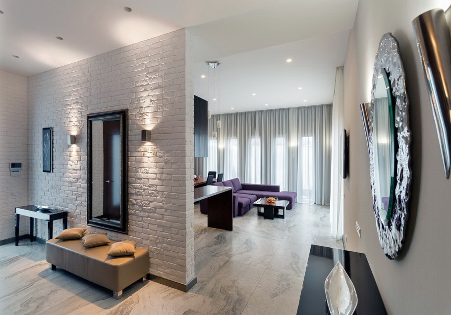 Современная отделка стен