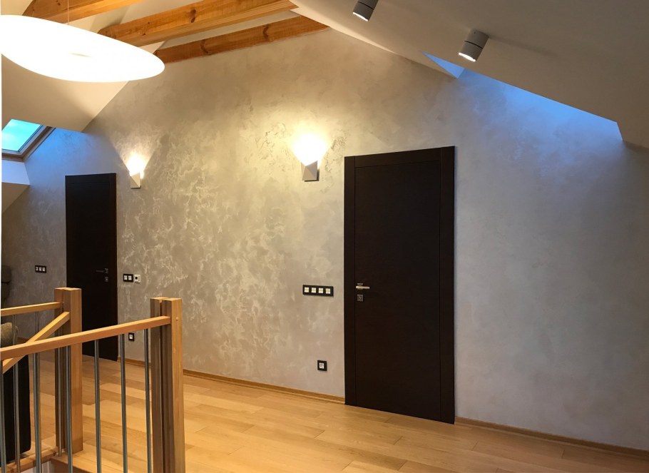 Декоративная штукатурка в интерьере квартиры