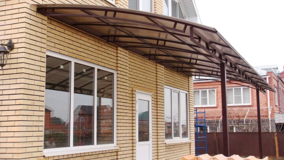 Навесы козырьки из поликарбоната