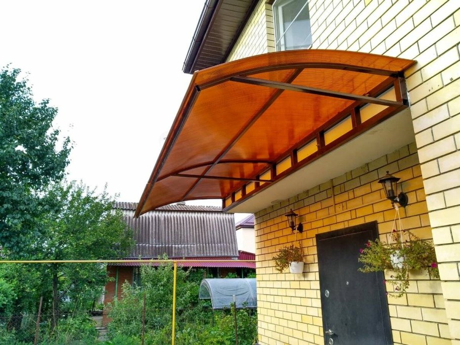 Навесы козырьки из поликарбоната