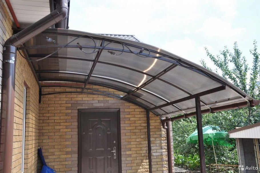 Козырек из поликарбоната