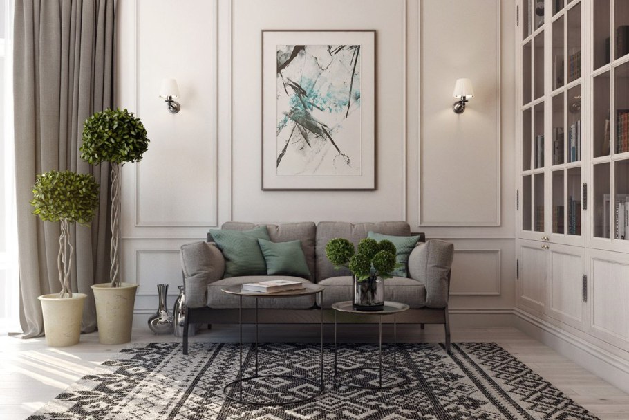 Молдинги для стен в интерьере