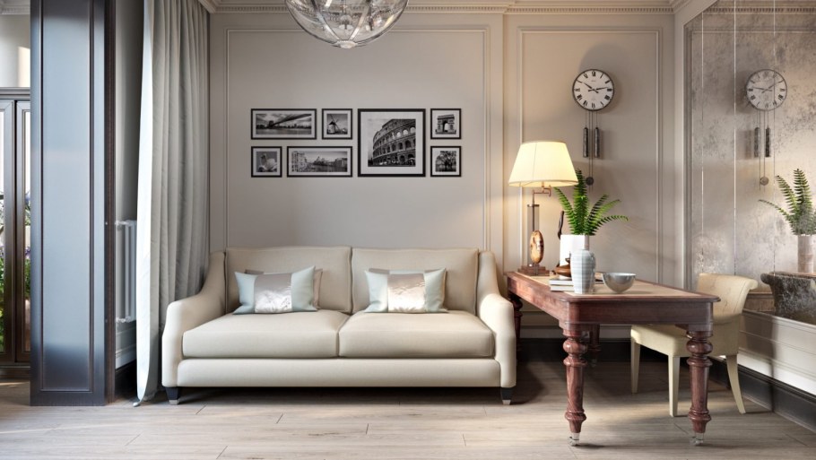 Гостиная Неоклассика Италия Кристофер Гай