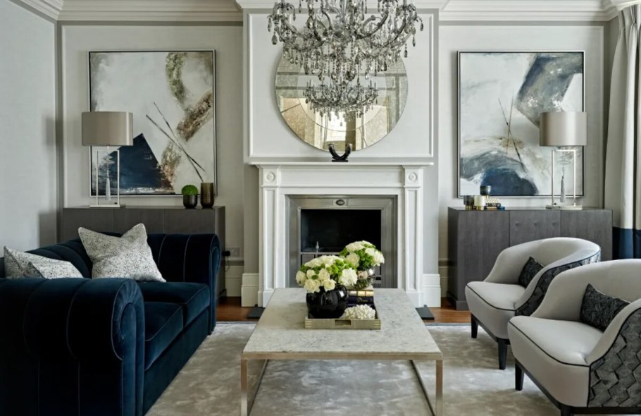 Гостиная Неоклассика Италия Кристофер Гай