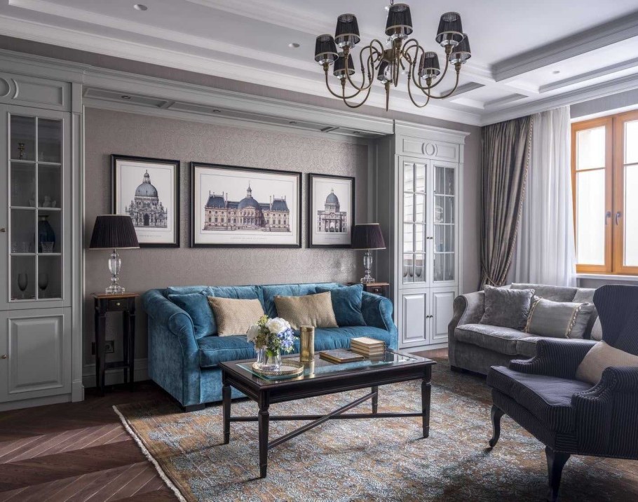 Гостиная современная классика