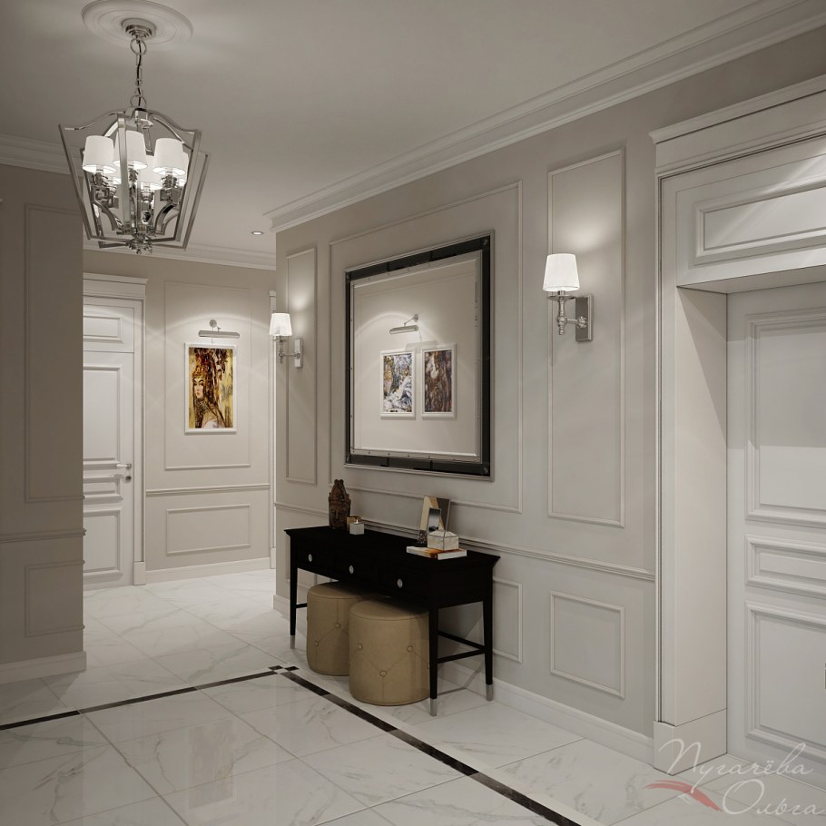 Стены в стиле Неоклассика