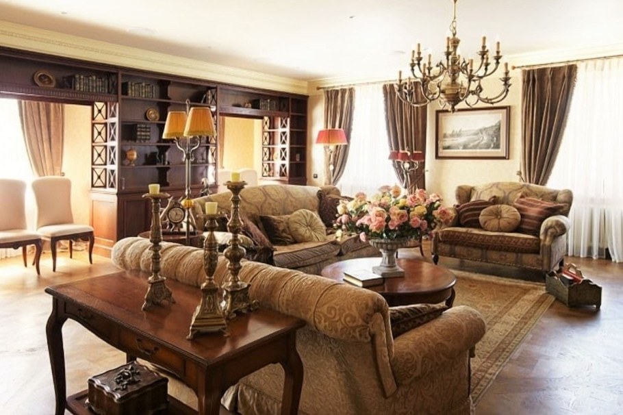 Английский стиль в интерьере