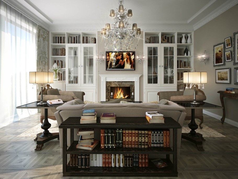 Английский силь в интерьере