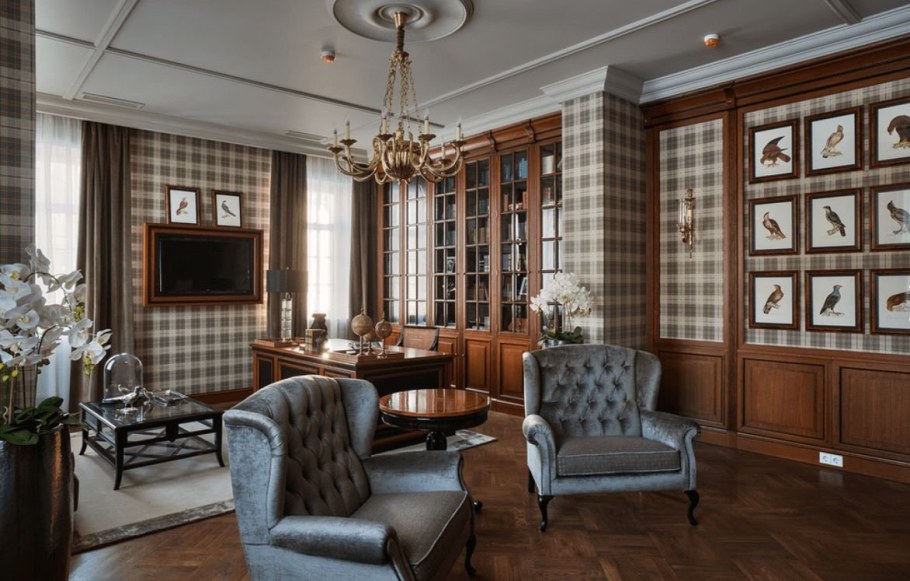 Английский стиль в интерьере