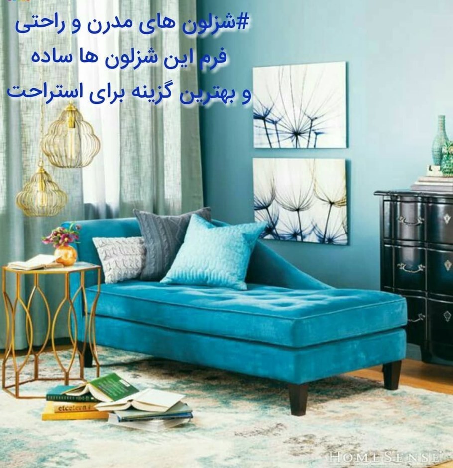 Бирюзовый диван в интерьере