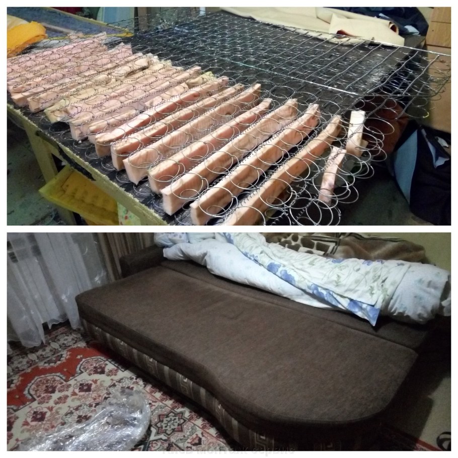 Просел поролон в диване