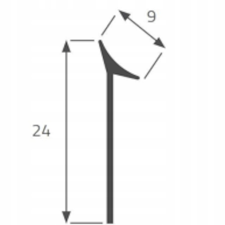 Плинтус уплотнительный Silikorner 4,2м 20-10-09 (прозрачный)