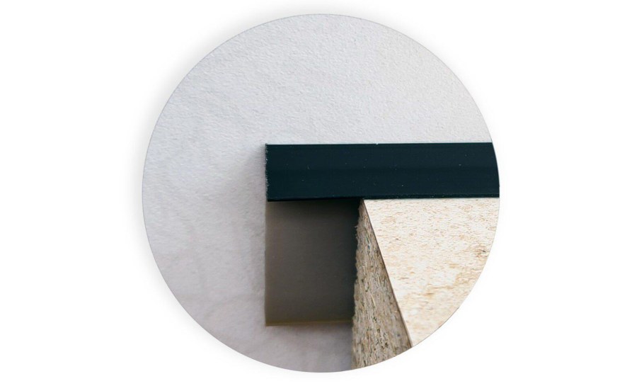 Профиль пристеночный пласт.12х25мм с алюм.накладкой l=3м, белый ￼